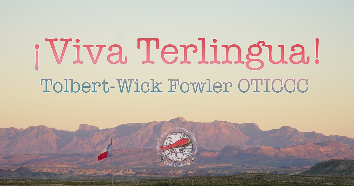Original Terlingua International Championship Chili Cook-Off